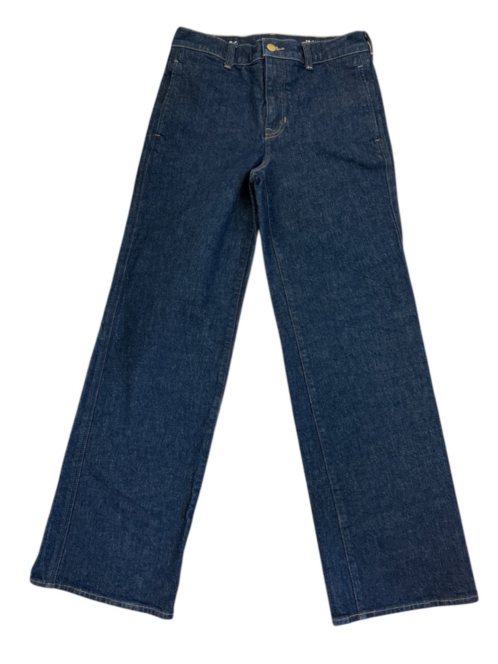 J. Crew ’96 Slim Wide Leg Jeans 26 High Rise Dark Wash Straight Vintage Style